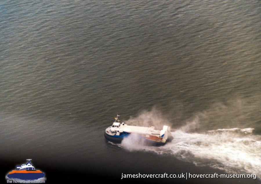 AP1-88 hovercraft promotional day by BHC -  (credit: The <a href='http://www.hovercraft-museum.org/' target='_blank'>Hovercraft Museum Trust</a>).